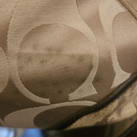 COACH Vintage Collette Carryall Canvas Satchel Handbag - Picture 3 of 11